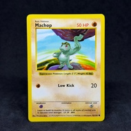 Vintage Pokemon TCG Machop Shadowless 52/102 1999 Base Set Unlimited Trading Card Game Pokemon Cards