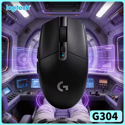 Logitech G304 Wireless Mouse LIGHTSPEED Tech 12000 DPI HERO Sensor 1ms Response 9-Month Battery Mult