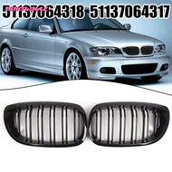 【ISHOWMAL HOT】For BMW E46 2002-2005 Front Bumper AirIntake Grille 51137064318 51137064317