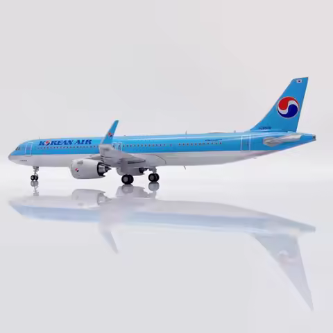 JC Wings Diecast 1:200 Scale Alloy Korean Air A321neo Airplane Model Classic Finished Static Collect
