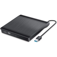 "External CD DVD Drive, External CD DVD Drive USB 3.0, Rewriter Reader  Writer Burner, Portable CD+/