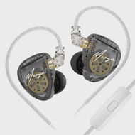 KZ Merga Quad-Driver HIFI In-Ear Earphones Dual-Dynamic Drivers Sound Output High-Resolution Tuning 