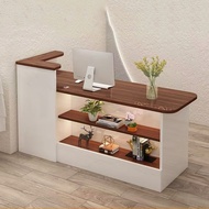 โต๊ะแคชเชียร์ เคาน์เตอร์ เคาน์เตอร์รับส่งพัสดุ เคาน์เตอร์คิดเงิน โต๊ะเค้าเตอร์ Counter Bar ขนาด120/1