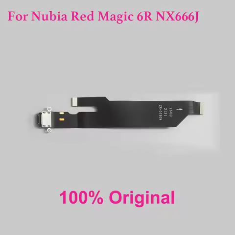 Original Charge board Dock For ZTE Nubia Red Magic 6R NX666J USB Charger Port Flex Cable Full chargi