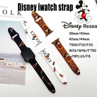 T500 / U78 plus / T600s / W26 / W46 / FT50 / F10 / Watch 6 Cartoon Mickey soft silicone strap for Ap