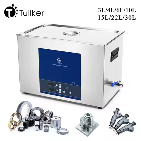 30L 10L 3L Tullker Ultrasonic Cleaner Degas Power Adjustable Automotive Metal Mould Spare Parts DPF 