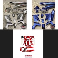 COVERSET YAMAHA 125z / zr BIRU LAUT SABIT / MERAH SABIT / SilVER SABIT / COVERSET FIRST MODEL COVER 