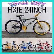 BASIKAL FIXIE 24 INCH / BASIKAL BUDAK TAYAR NIPIS / BASIKAL RACING / ROAD BIKE / BASIKAL BUDAK / 公路自