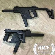 【IDCF】A&amp;K kriss vector 電動衝鋒槍AEG消音管版 黑色 KV-MOD1 11722