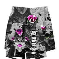 Bandai | 2026 Dragon Ball Frieza Final Form Manga Print Quick Dry Shorts Men Casual Beach Wear Gym W