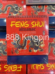 FENG SHUI CALENDAR ALMANAC 2024 LILLIAN TOO (w/ FREE TAI SUI)