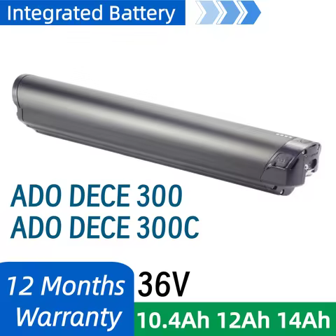 ADO DECE 300 300C 36V 10.4Ah 12Ah 14Ah Reention EEL Mini Integrated Battery for ADO DECE 300 300C El