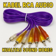 RCA AUDIO CABLE 3 To 3 3 X 3 Male To Male RCA 1.5 3 5 meters