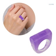 【CH】 Contemporary Geometric Band Resin Craftsmanship Trendy Jewelry Great