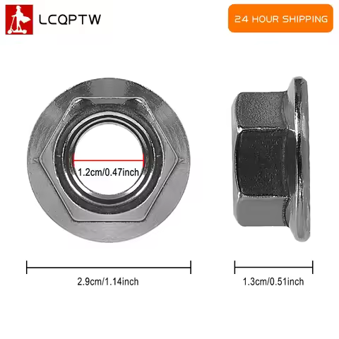 Universal 2/4pc for ZERO 10X 11X VSETT 10+ E-Scooter M14 Iron Flange Nut FOR Kaabo Wolf Warrior King