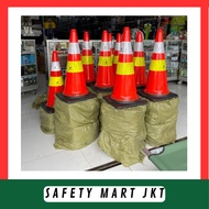 Road Cone safety safety cone/ Gosave 75 cm rubber cone bar/