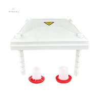 Brooder Heater for Chicks, 12.2 X 12.2Inch for 20 Chicks Brooder Heating Plate with Adjustable Heigh