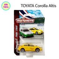 MAJORETTE THAI TAXI SERIES 2 TOYOTA Corolla Altis Yellow Color TAXI Pattaya มาจอเร็ตต์ มาจอเร็ท โตโย