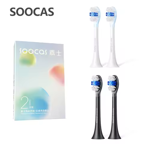 SOOCAS Original X3S Replacement Toothbrush Heads SOOCAS X3U/X3pro/D2/D3S/D5 Sonic Electric Tooth Bru