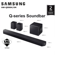 Samsung HW-Q990H/XM/Q990F 11.1.4ch Soundbar Wireless Sub+Rear Dolby Atmos DTS:X eARC Q-Symphony