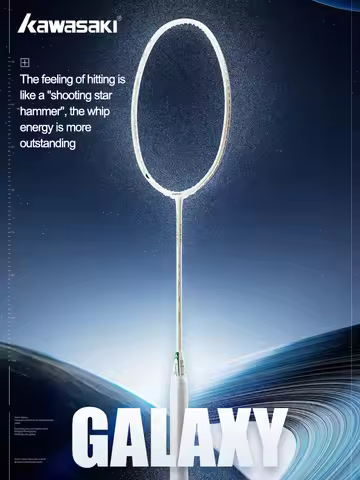 Kawasaki Honor Galaxy All-around 4U Badminton Rackets for Mid Senior Players Professional Badminton 