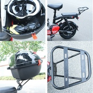 bicycle Motorcycle Bike Backrest Bracket Rear Back Storage Rack Tail Box Luggage Shelf Tail Box Storage bag