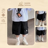 Boys' Black Triangle Umbrella Shorts (4–13 years old) - Extremely cool for children who love movemen