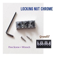 String locking nut guitar tremolo up down floyd rose String lock