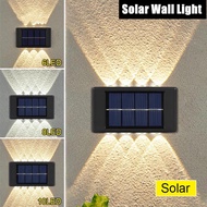 ✨Malaysia Stock✨16/18/20 LED Solar Wall Light Lampu solar light outdoor waterproof light upper and l