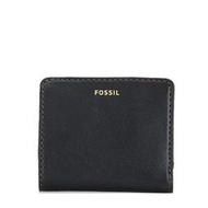 【W小舖】FOSSIL 黑色 真皮皮革 短夾 皮夾 錢包 卡片夾-F87005 全新真品現貨在台