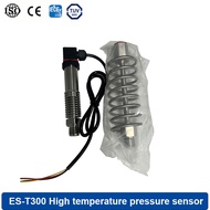 High Temperature Pressure Transducer Sensor 4-20mA 0-10V Output for Water Gas Oil G1/4 DC24V 0-300℃