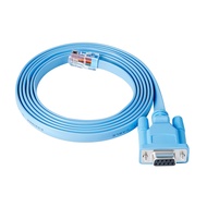 DTECH RS232 DB9 to RJ45 Console Cable Cisco Device Management Serial Adapter (6 Feet, Blue)