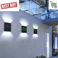 MBR for Outdoor Decorative 1PC Solar 2LED Garden Wall Light Waterproof Household Lamp