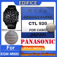 ถ่าน สำหรับนาฬิกา Casio EQW-M600 จาก Panasonic รุ่นCTL920 CTL920F TOUGH SOLAR (คำเตือน! ควรแกะถ่า