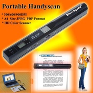 เครื่องสแกนเอกสารแบบพกพา Portable Scanner 900 DPI Handheld A4 Document Scanner For Business Photo Pi