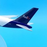 H24ID Full Body FedEx Airplane Diecast Miniature Display Toy
