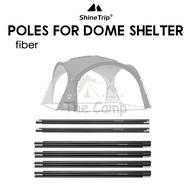 Shinetrip Dome Shelter Pole Accessories Fiber Top Pole or Side Pole
