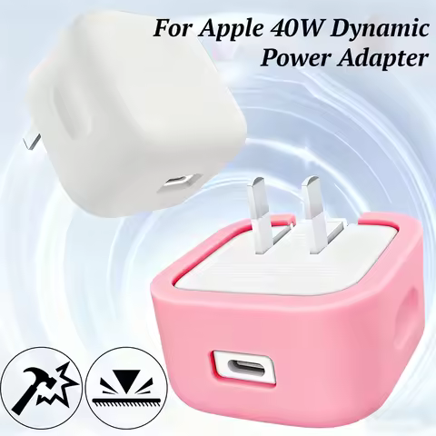 Case for Apple 40W Dynamic Power Adapter Anti-Drop Scratch-Resistant Wear-Resistant Full Wrap Silico