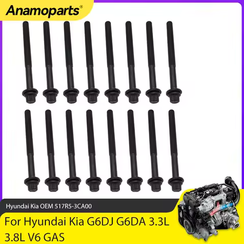 Engine Parts Head Bolt Kit Fit 3.3 3.5 3.8 L G6DA G6DB For Hyundai Azera Sonata Kia Sedona Sorento 3