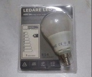 全新 細螺絲頭 E14 6.3W LED 黃光