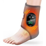 Foot Ankle Massager for Pain Relief, Cordless Ankle Heating Pad with Massage, Foot Massager Heated A