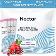 Nectar Hydration Packets - Electrolytes Powder Packets - No Sugar or Calories - Organic Fruit Liquid