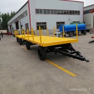 HY/ Storage Logistics Truck Series Flat Trailer Group Traction Fence Trailer Full Hanging Platform Trolley Trailer CCWW