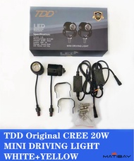 MATIBAY TOP TDD Original mini driving light high and low yellow/white LED aniti fog for cars korean 
