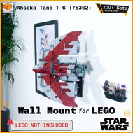 Wall Mount For Lego Star Wars Ahsoka Tano's T-6 Jedi Shuttle (75362)