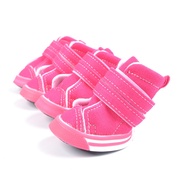 24 Pieces Free Shipping Dog Shoes Pet Teddy Dog Puppy Shoes Poodle Teddy Shoes Candy Color Sneakers 