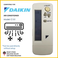 Daikin Replacement For Daikin Aircond Air Conditioner Remote Control C-151