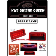 Car Break Lamp Tail Light 5 Led Lampu Belakang Brake Third Break Lamp Lampu Ketiga Wira Saga Aerobac