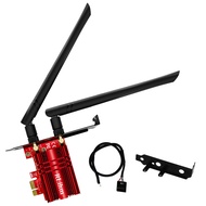 WiFi 6E AX5400 PCIe WiFi Card Intel AX210 Network Card with Bluetooth 5.2 Tri-Band 6G/5.8G/2.4GHz Wi