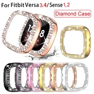 Bling Diamond PC Hard Case For Fitbit Versa 4 Case Fitbit Sense 2 Case Fitbit Versa 3 / Fitbit Sense